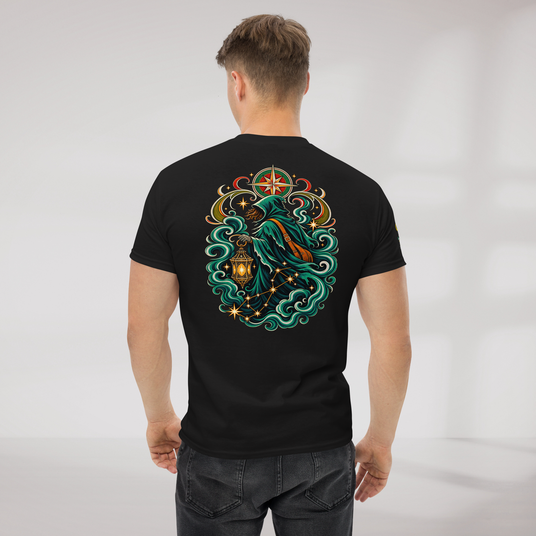 Star Wanderer T-Shirt Retro – Farbe Schwarz – Ansicht 6