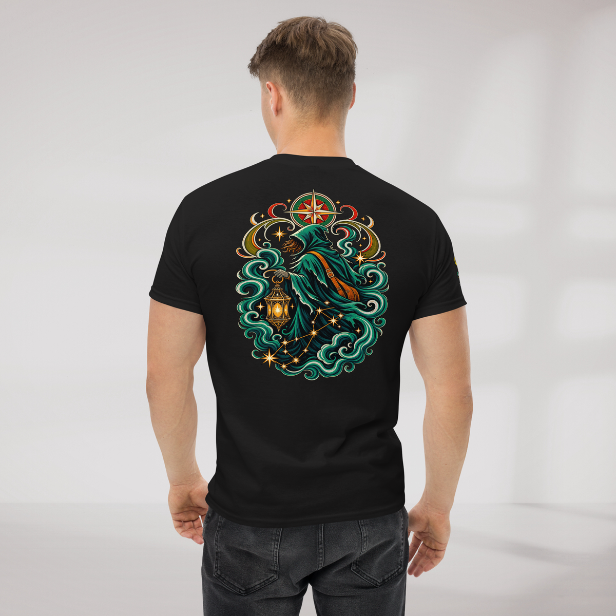 Star Wanderer T-Shirt Retro – Farbe Schwarz – Ansicht 6