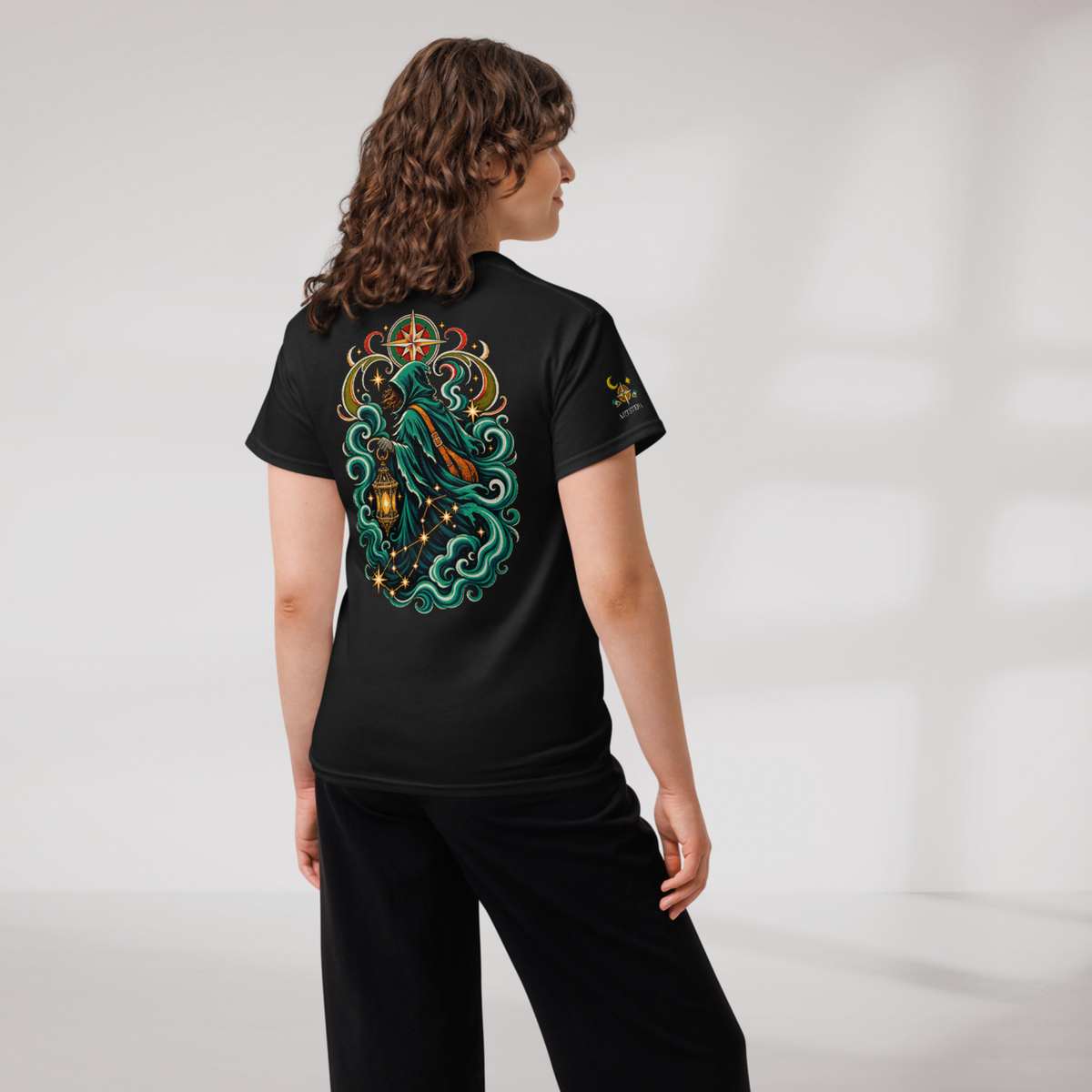Star Wanderer T-Shirt Retro – Farbe Schwarz – Ansicht 8