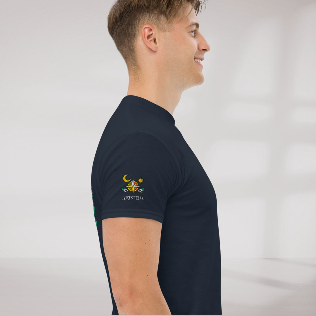 Star Wanderer T-Shirt Retro – Farbe Navy – Ansicht 4
