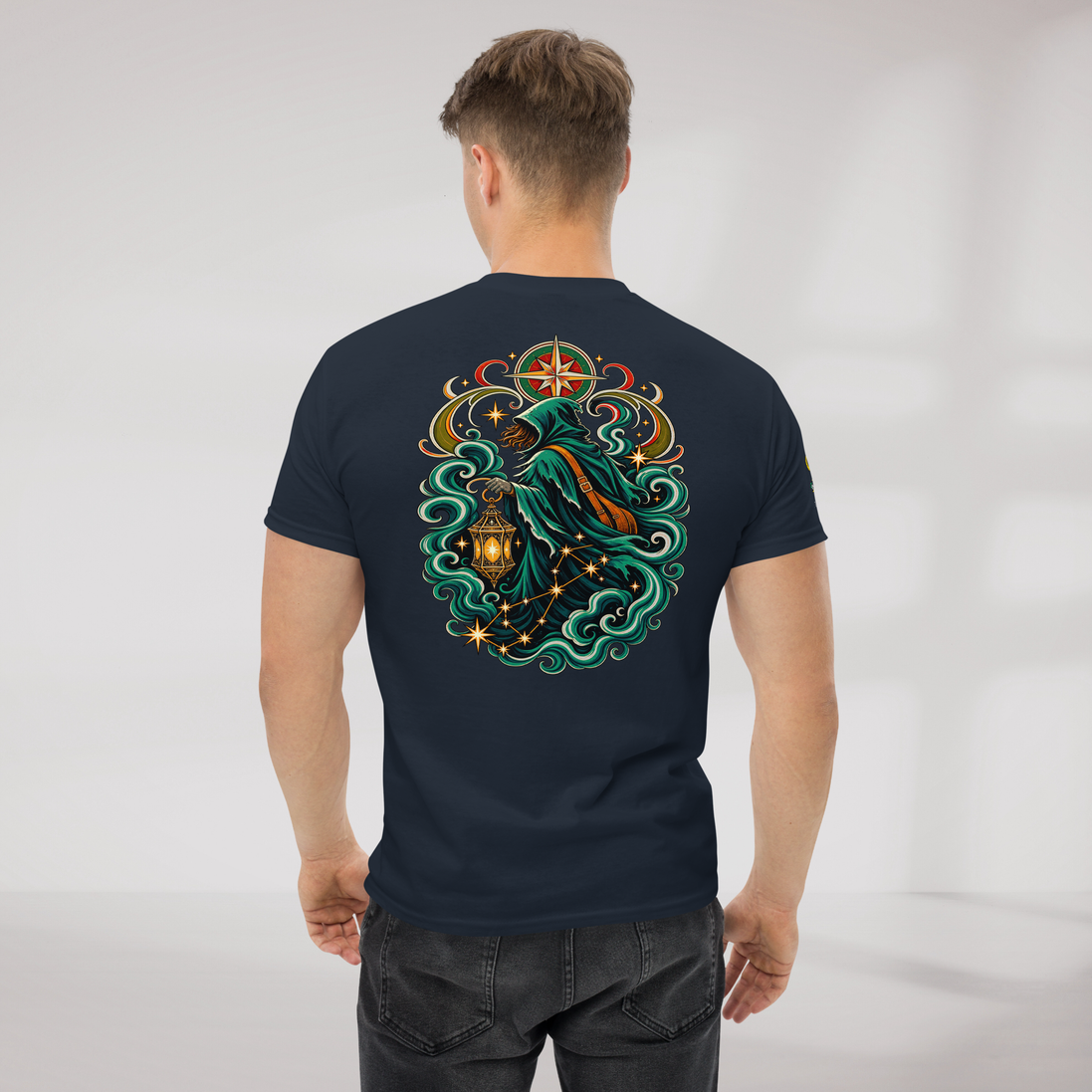 Star Wanderer T-Shirt Retro – Farbe Navy – Ansicht 6