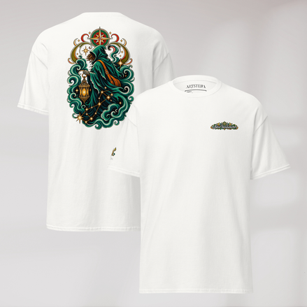 Star Wanderer T-Shirt Retro – Farbe Weiß – Ansicht 1