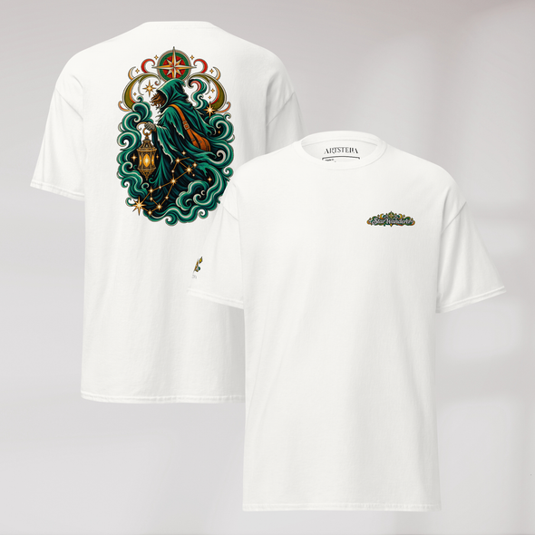 Star Wanderer T-Shirt Retro – Farbe Weiß – Ansicht 1