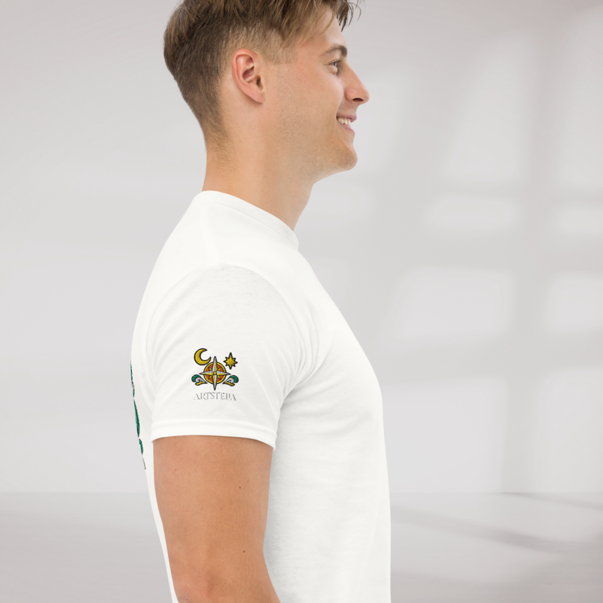 Star Wanderer T-Shirt Retro – Farbe Weiß – Ansicht 4