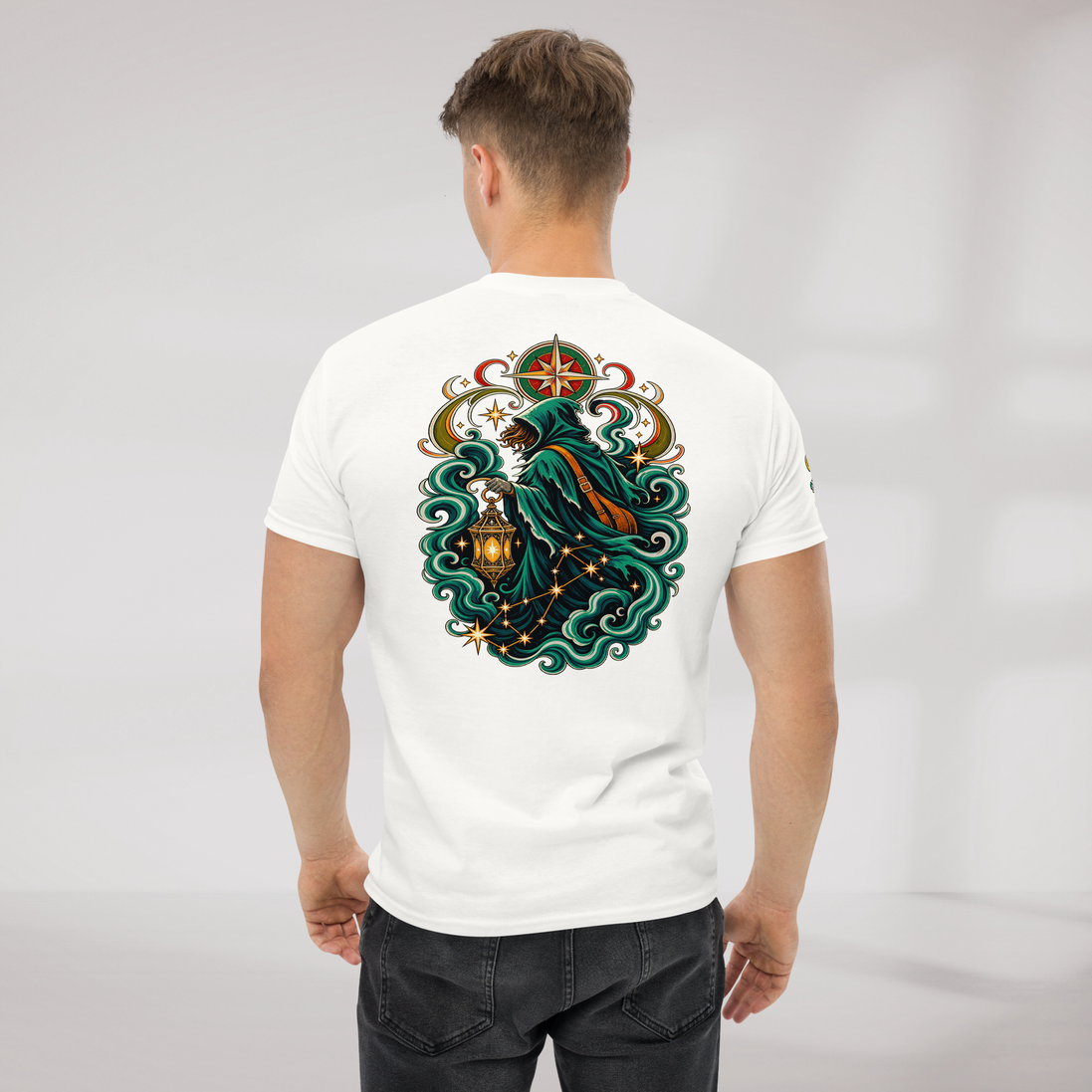 Star Wanderer T-Shirt Retro – Farbe Weiß – Ansicht 6