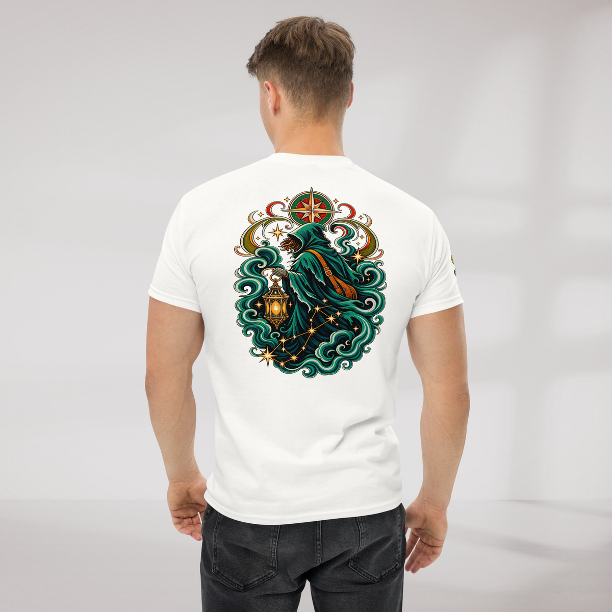 Star Wanderer T-Shirt Retro – Farbe Weiß – Ansicht 6