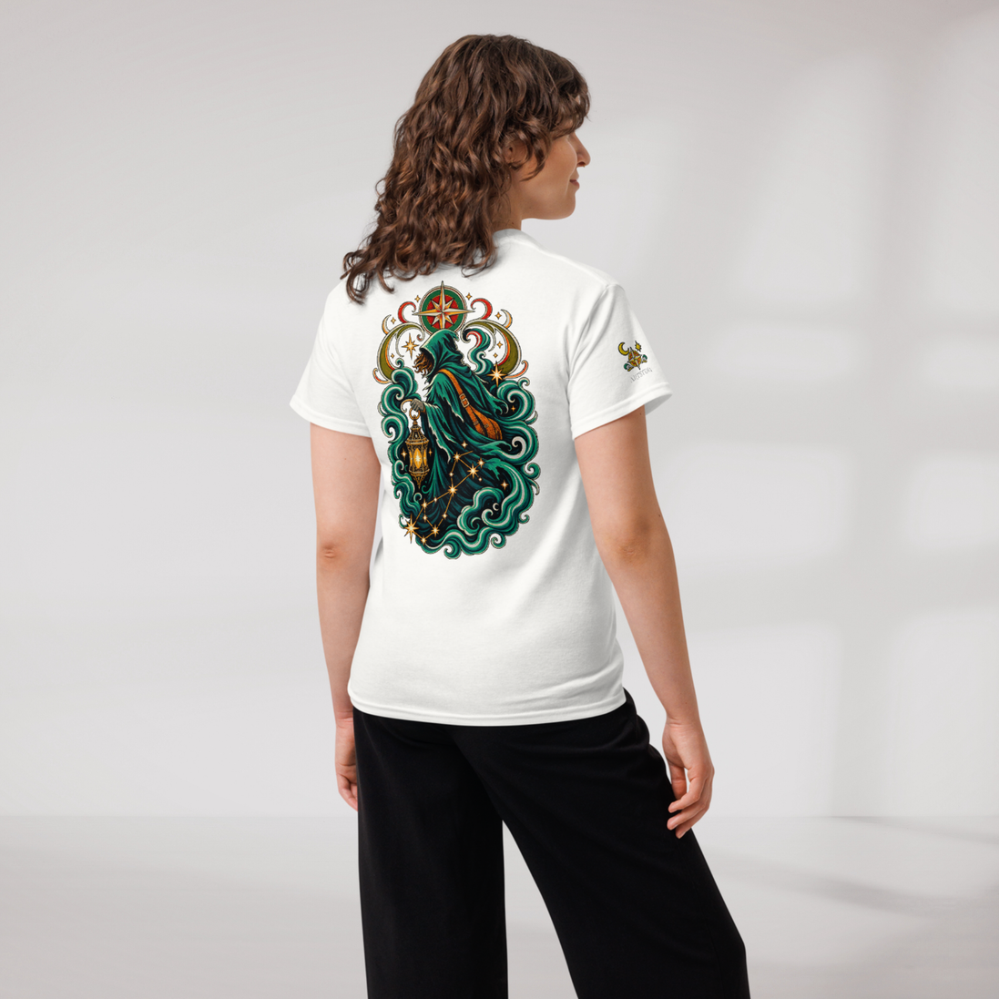 Star Wanderer T-Shirt Retro – Farbe Weiß – Ansicht 8