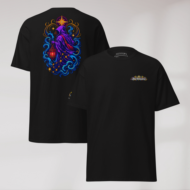 Star Wanderer T-Shirt Vibrant – Farbe Schwarz – Ansicht 1