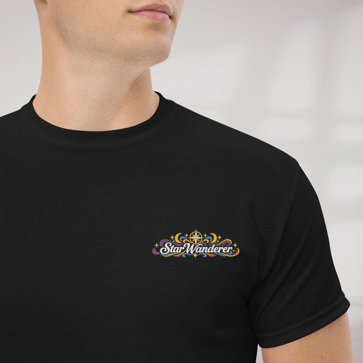Star Wanderer T-Shirt Vibrant – Farbe Schwarz – Ansicht 4