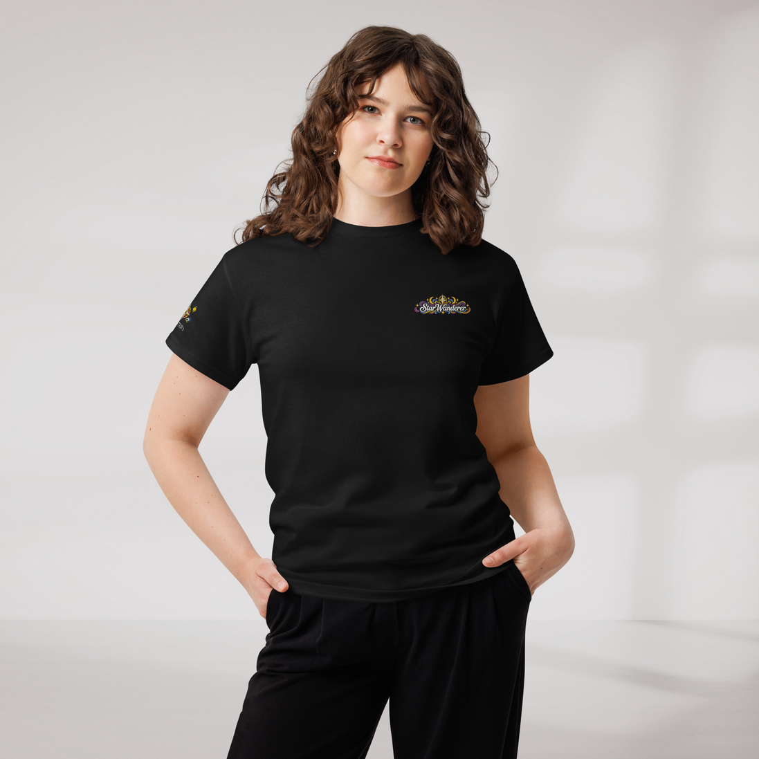 Star Wanderer T-Shirt Vibrant – Farbe Schwarz – Ansicht 7