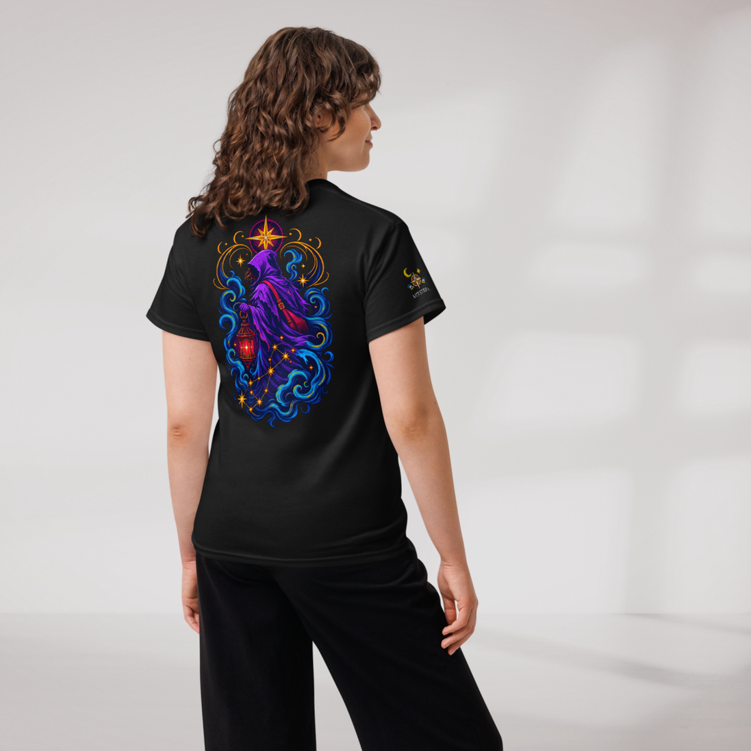 Star Wanderer T-Shirt Vibrant – Farbe Schwarz – Ansicht 8