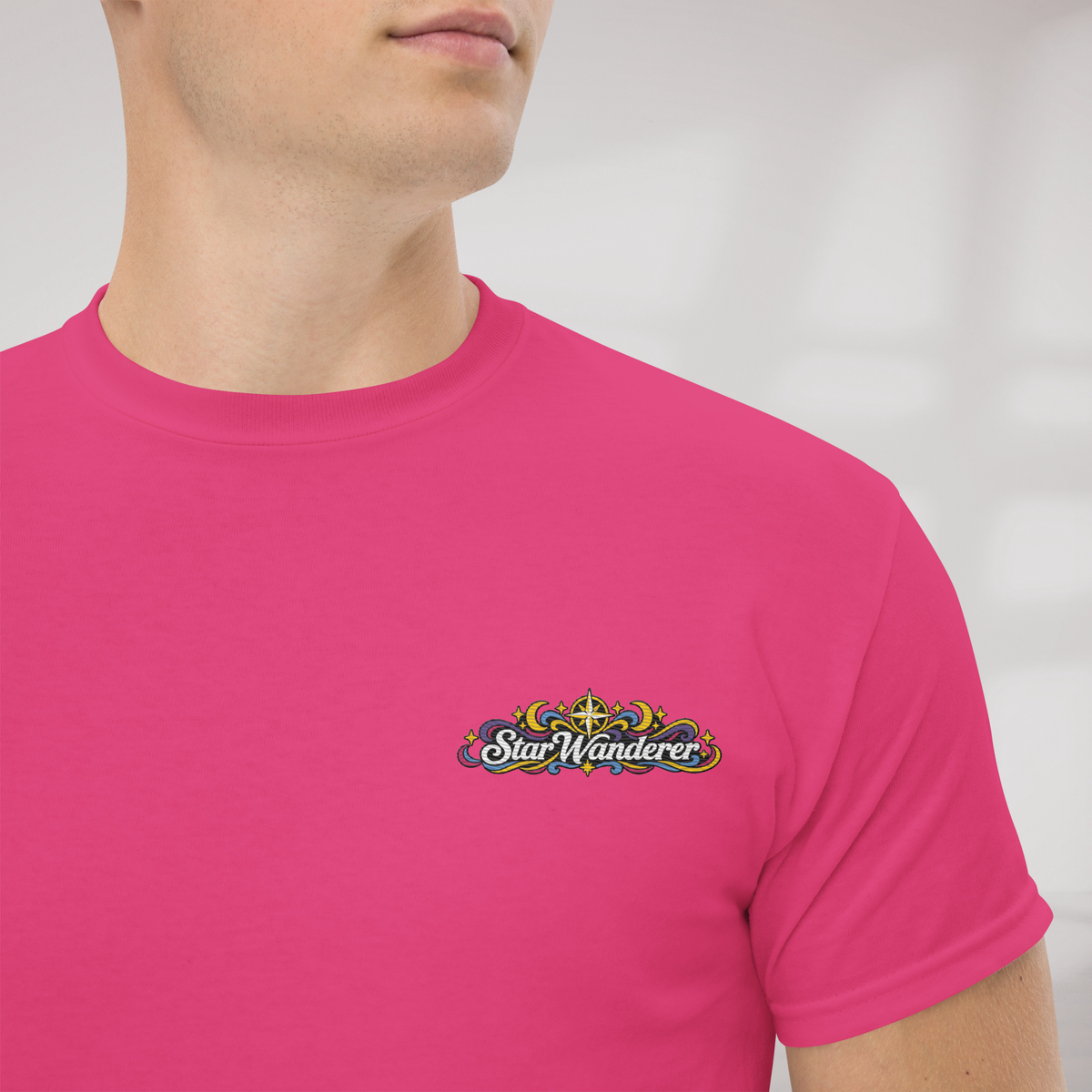 Star Wanderer T-Shirt Vibrant – Farbe Helikonie – Ansicht 3