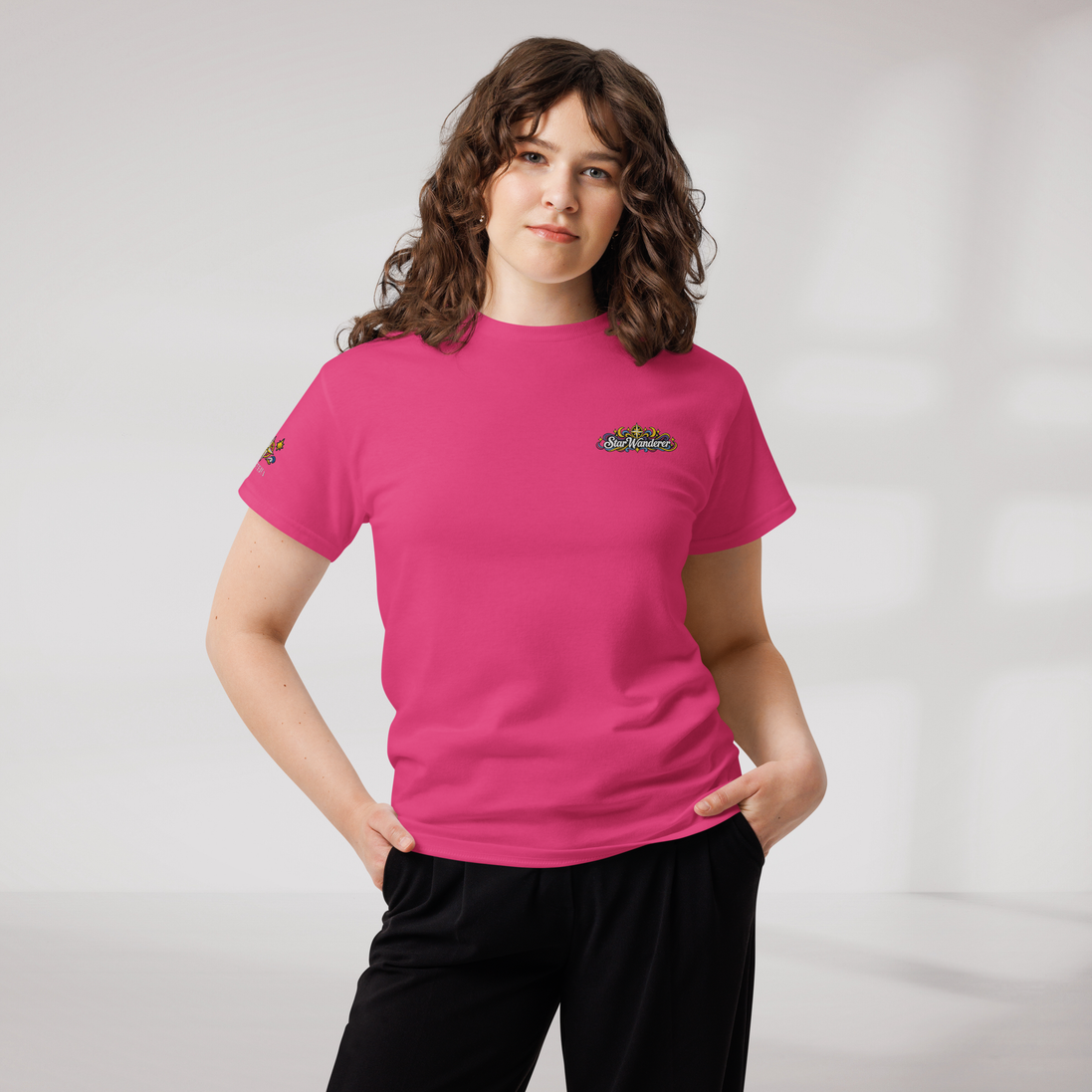 Star Wanderer T-Shirt Vibrant – Farbe Helikonie – Ansicht 7