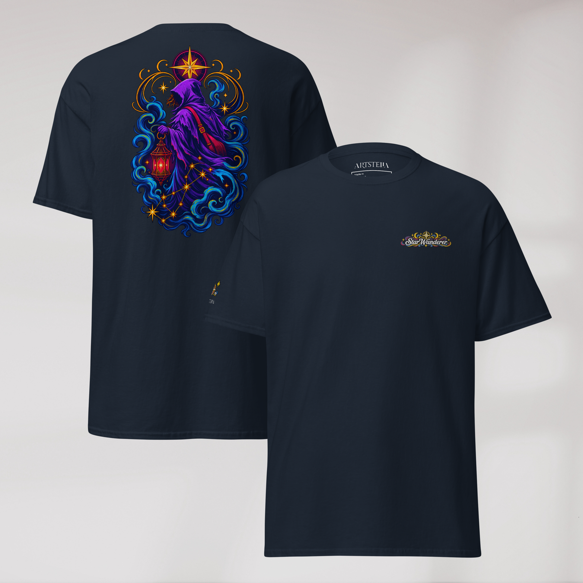 Star Wanderer T-Shirt Vibrant – Farbe Navy – Ansicht 1