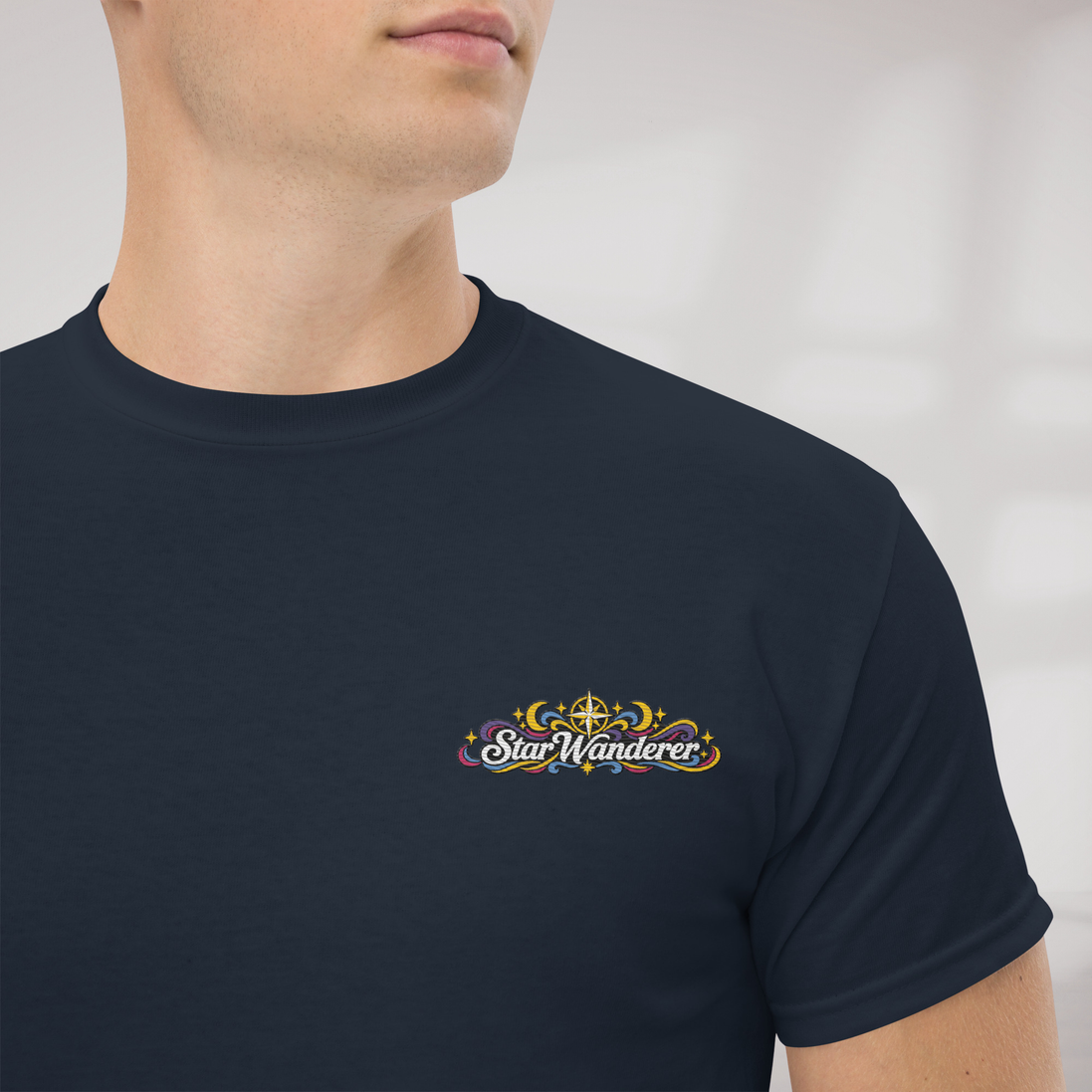 Star Wanderer T-Shirt Vibrant – Farbe Navy – Ansicht 3