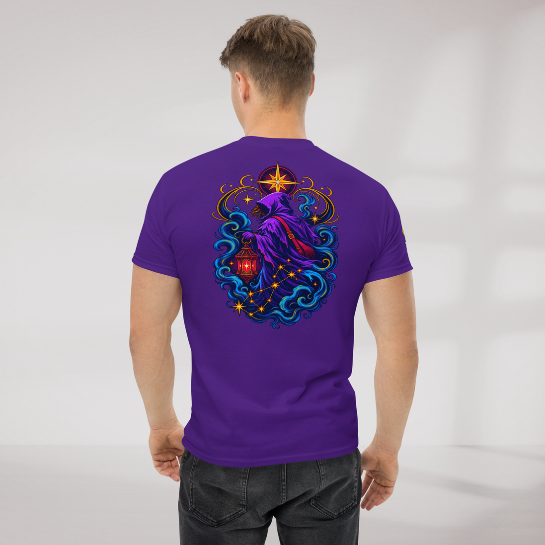 Star Wanderer T-Shirt Vibrant – Farbe Lila – Ansicht 6