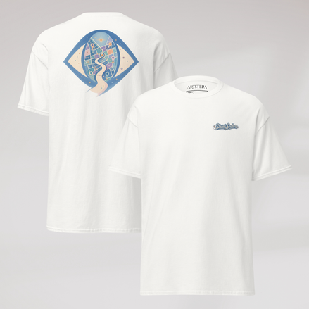 Street Seeker T-Shirt Soft Blau ver. – Farbe Weiß – Ansicht 1