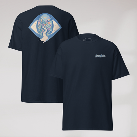 Street Seeker T-Shirt Soft Blau ver. – Farbe Navy – Ansicht 1