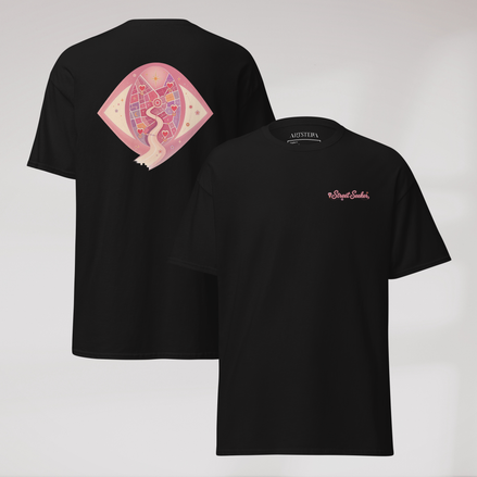 Street Seeker T-Shirt Soft Pink ver. – Farbe Schwarz – Ansicht 1