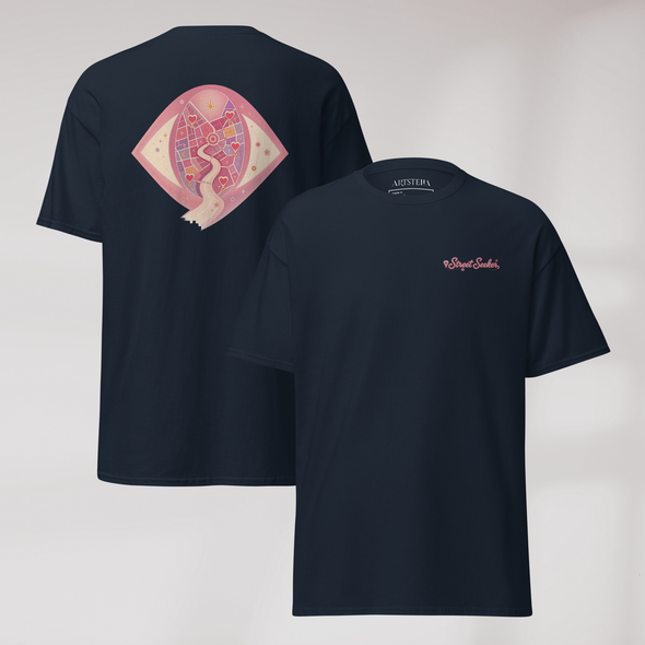 Street Seeker T-Shirt Soft Pink ver. – Farbe Navy – Ansicht 1