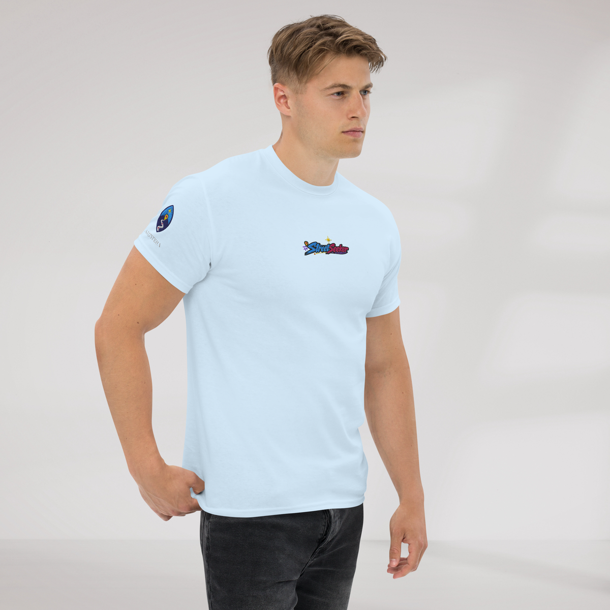 Street Seeker T-Shirt Vibrant – Farbe Hellblau – Ansicht 3