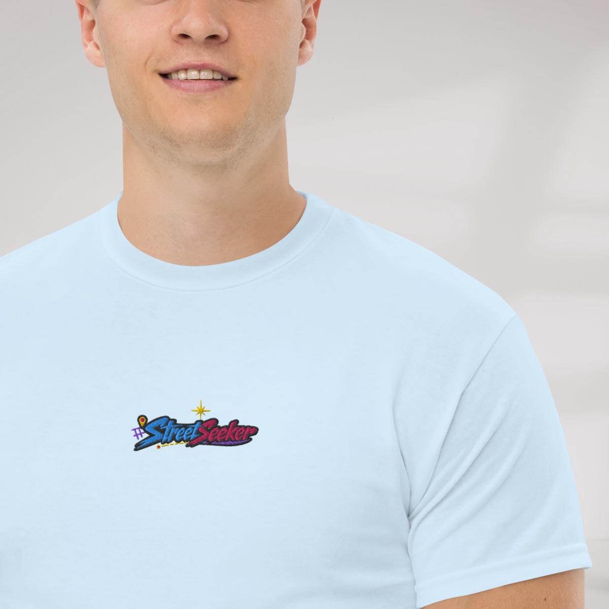 Street Seeker T-Shirt Vibrant – Farbe Hellblau – Ansicht 4