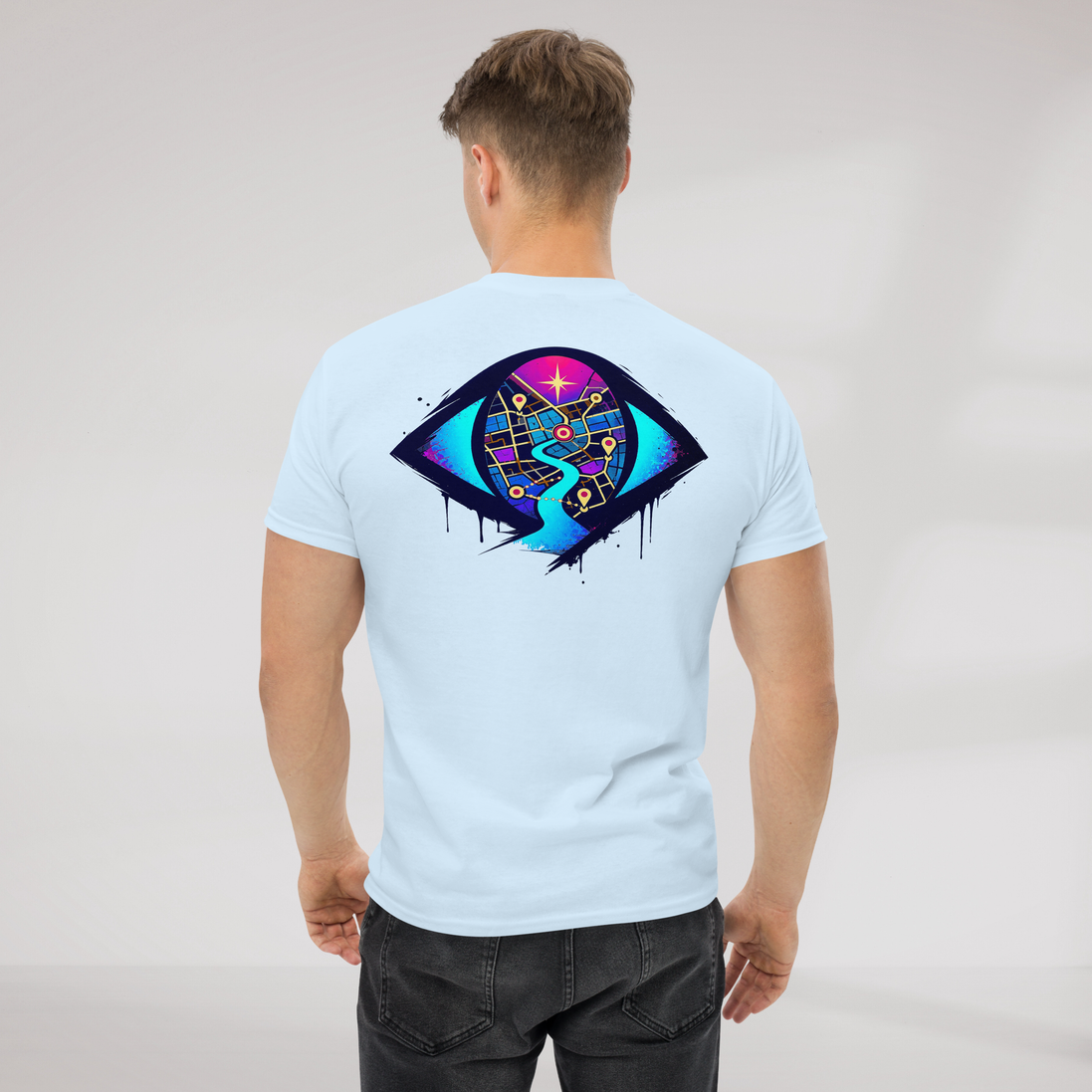 Street Seeker T-Shirt Vibrant – Farbe Hellblau – Ansicht 8
