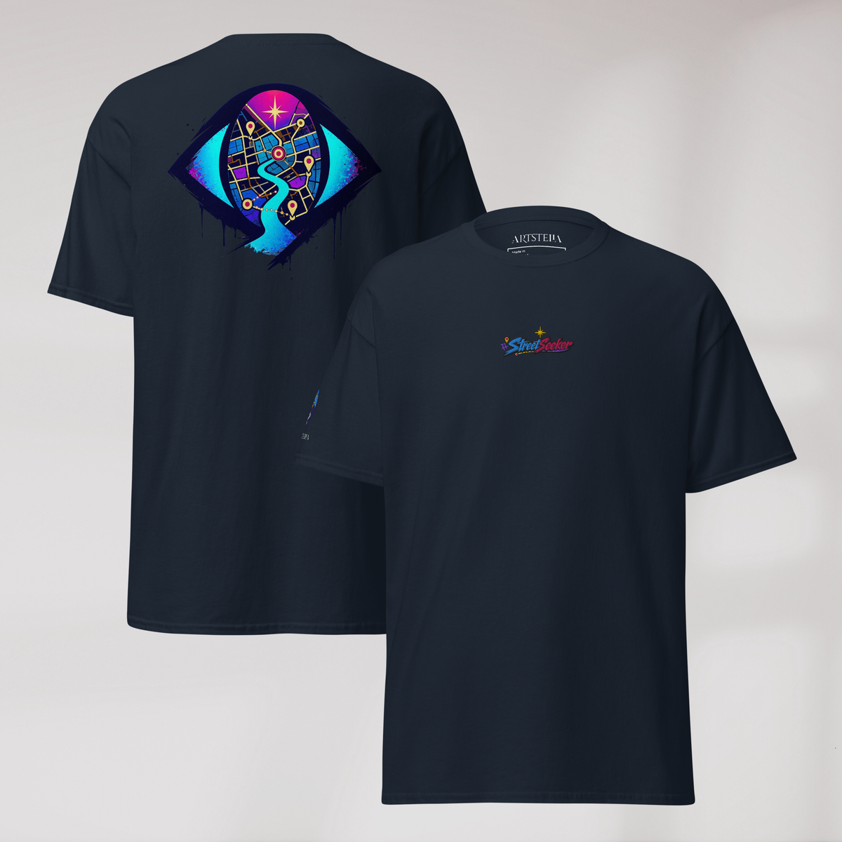 Street Seeker T-Shirt Vibrant – Farbe Navy – Ansicht 1