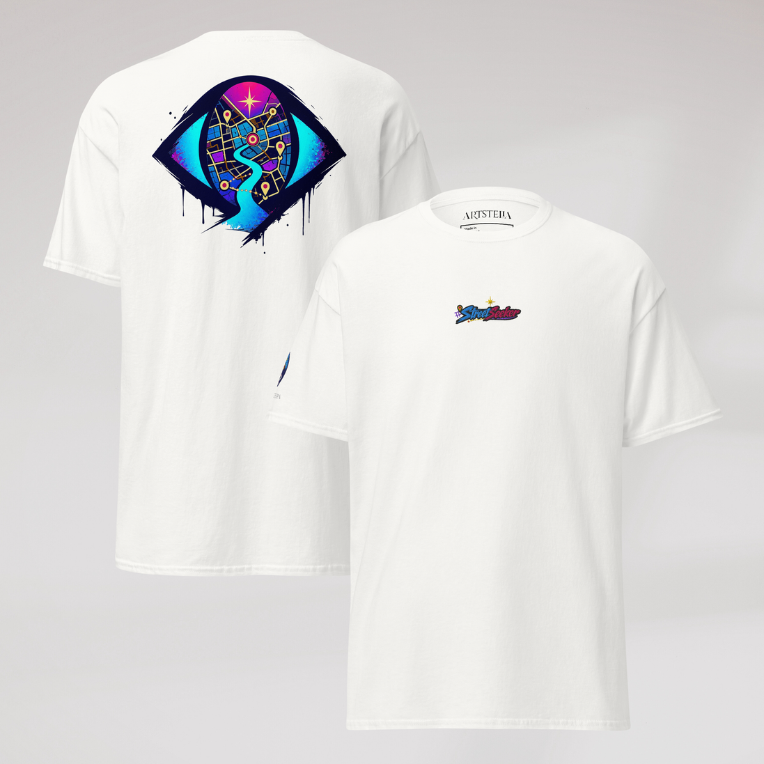 Street Seeker T-Shirt Vibrant – Farbe Weiß – Ansicht 1